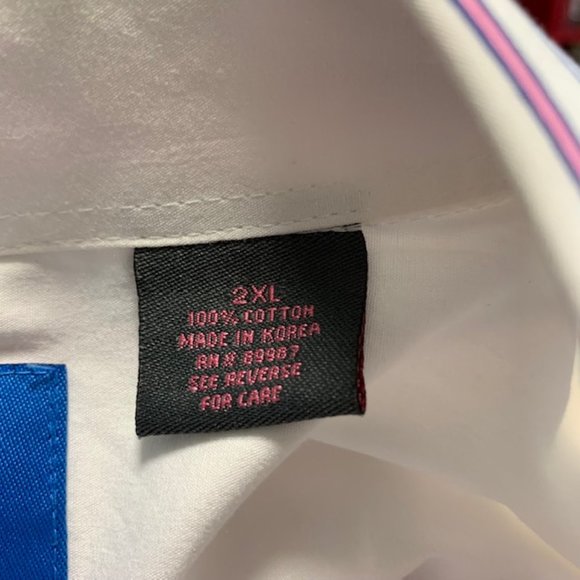 Brooklyn Xpress Pastel Stripe Dress Shirt - Picture 5 of 7